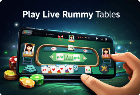 Play Live Rummy Tables